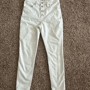 Madewell White Jeans